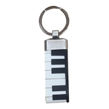 Music Gifts RIK3 Leather Keyboard Keychain