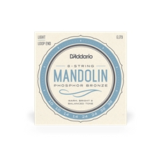 D'Addario EJ73 Mandolin String Set - Light, Phosphor Bronze