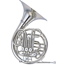 Yamaha  YHR-668NDII Kruspe Style Professional Double French Horn with Detachable Bell - Nickel-Silver