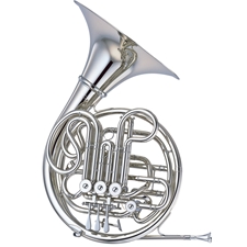Yamaha YHR-668NDII Kruspe Style Professional Double French Horn with Detachable Bell - Nickel-Silver