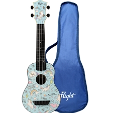 Flight Ukuleles TUS-40UNICORN Unicorn Travel Soprano Ukulele