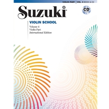 Suzuki Violin School International Edition, Volume 4 - Book/CD