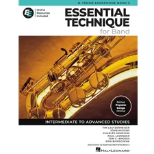 Essential Technique for Band (Essential Elements, Book 3) - Bb Tenor Saxophone