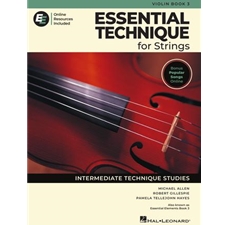 Essential Technique for Strings (Essential Elements, Book 3) - Violin