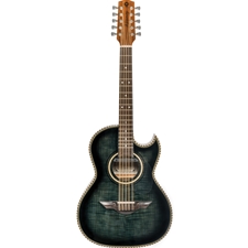 H Jimenez LBQ1EBF Palomazo Bajo Quinto - Black Flame Maple