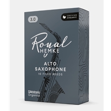D'Addario RH10AS Royal Hemke Organic Alto Saxophone Reeds - 10-pack