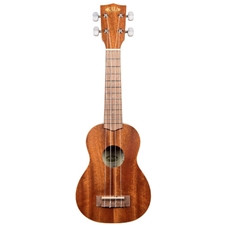 Kala KA-S Satin Mahogany Soprano Ukulele with Binding