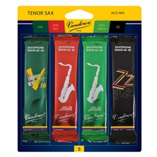 Vandoren SRMIXT Tenor Sax Jazz Reed Mix Card