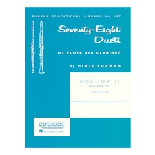 Seventy-Eight Duets for Flute and Clarinet, Vol. II