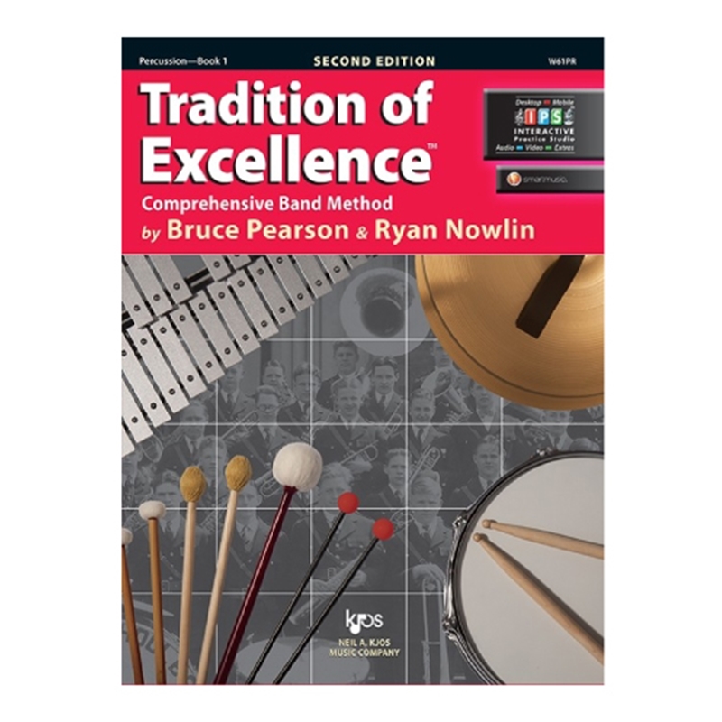 PM Music Center - Tradition of Excellence, Book 1 - Percussion