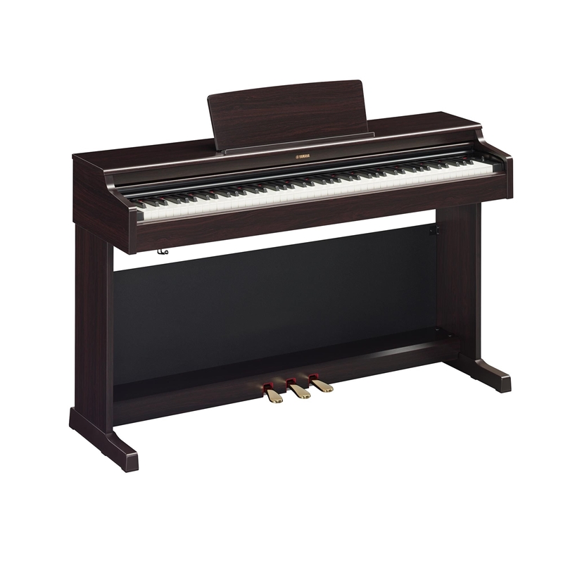 PM Music Center Yamaha YDP165R Arius Console Digital Piano with Bench Dark Rosewood