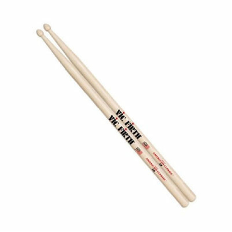 Vic Firth Hickory 2B Wood Tip Drum Sticks 