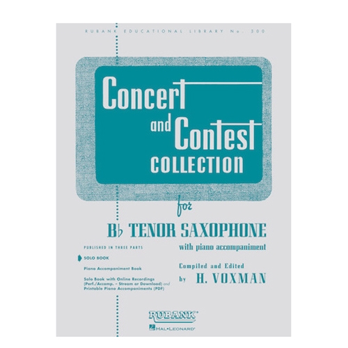 Concert and Contest Collection for Bb Tenor Saxophone