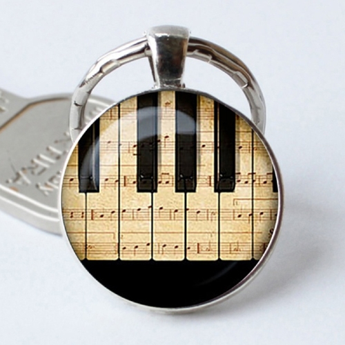 Wish Gifts WK1 Piano Keys Pendant Keychain