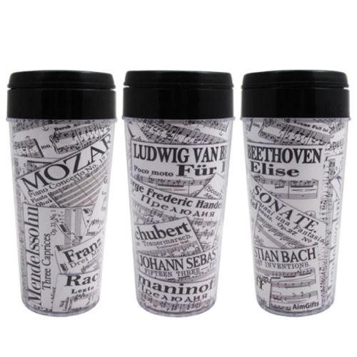 Aim Gifts AIM69756 Music Travel Tumbler - 15 oz