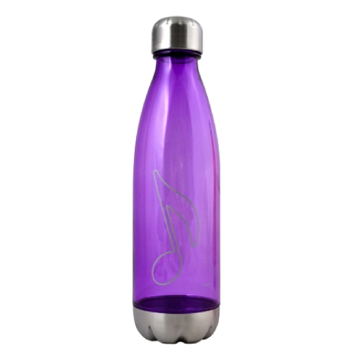 Aim Gifts AIMMUDW4 Purple Note Reusable Water Bottle