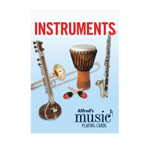 Alfred 44696 Music Playing Cards - Instruments