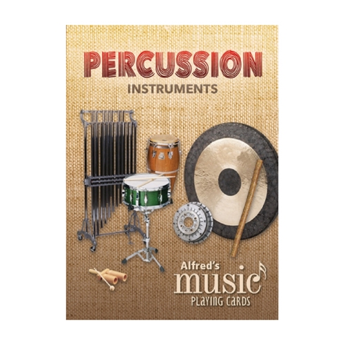 Alfred 43083 Music Playing Cards - Percussion Instruments