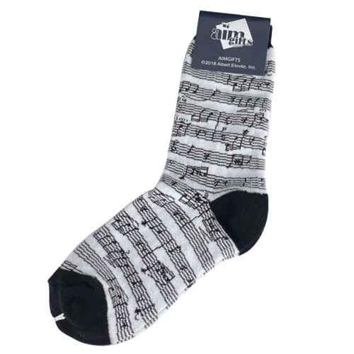 Aim Gifts AIM10004 Sheet Music Socks