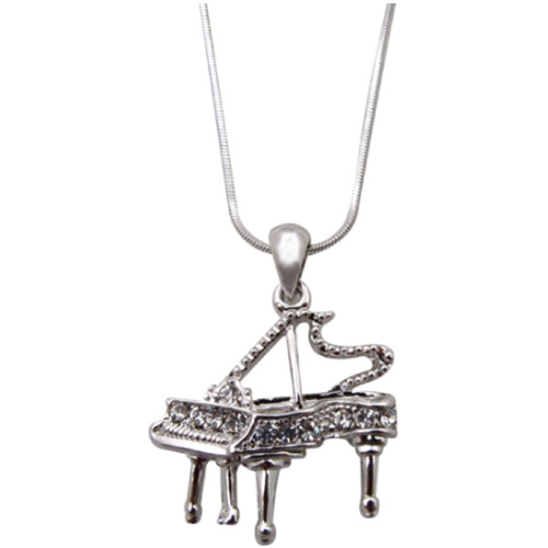 Aim Gifts AIMN534 Grand Piano Necklace