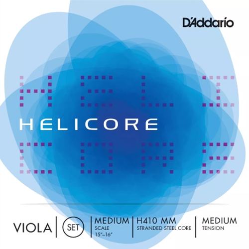 D'Addario H410MM Helicore 15-15.5" Viola String Set - Medium Tension