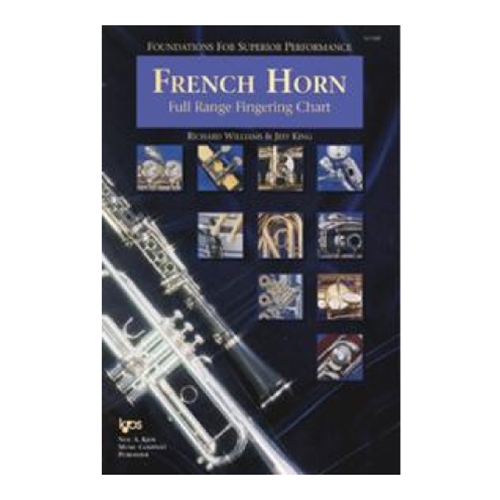 Full Range Fingering Chart - French Horn