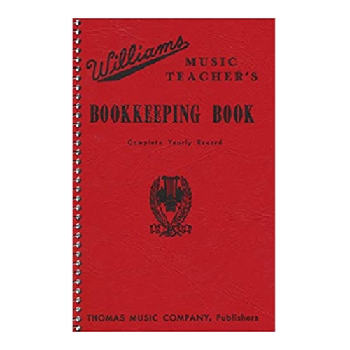 Williams Music Teacher's Bookkeeping Book