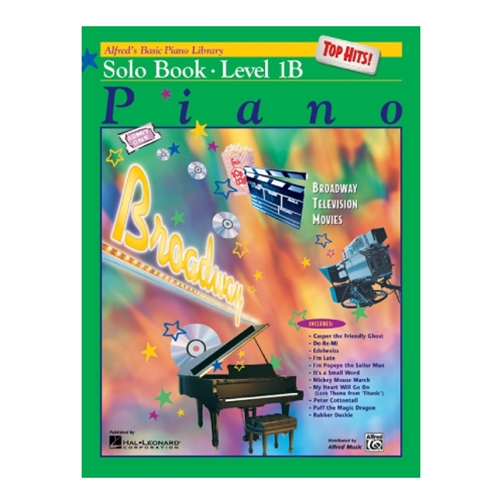 Alfred's Basic Piano Library: Top Hits! Solo Book 1B