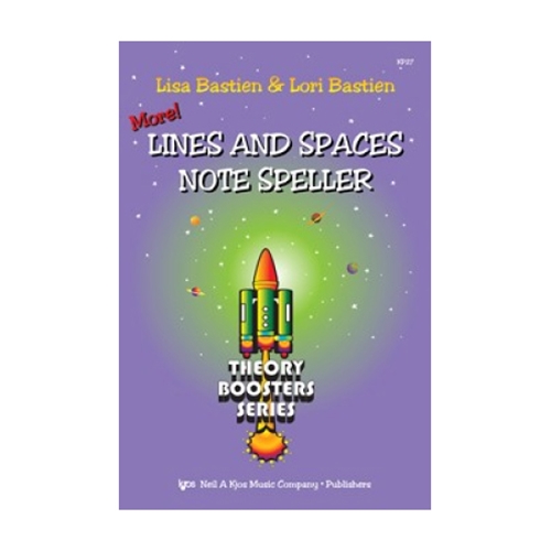 Bastien Theory Boosters: More Lines and Spaces Note Speller