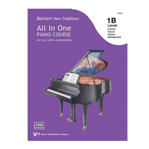 Bastien New Traditions: All In One Piano Course, Level 1B