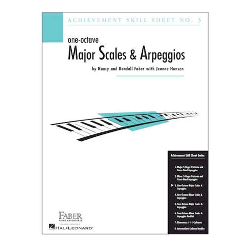 Achievement Skill Sheet #3 - One-Octave Major Scales & Arpeggios