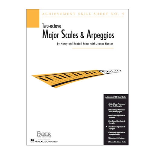 Achievement Skill Sheet #5 - Two-Octave Major Scales & Arpeggios
