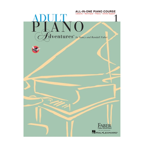 Adult Piano Adventures: All-in-One Piano Course Book 1 - Book/Online Media