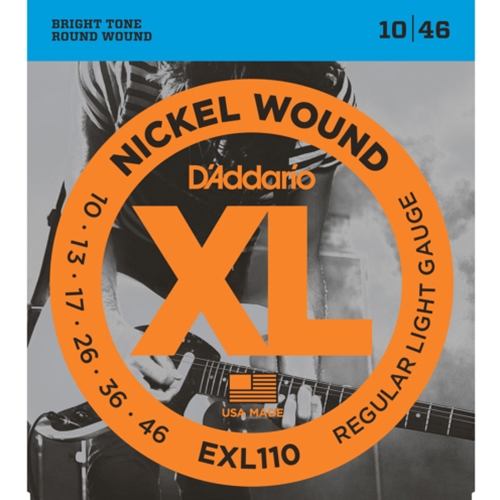 D'Addario EXL110 Regular Light (.010) Electric Guitar String Set