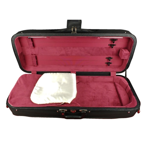 Bobelock B2005FALS-A 15-16.5" Viola Featherlite Red Velour Oblong Case