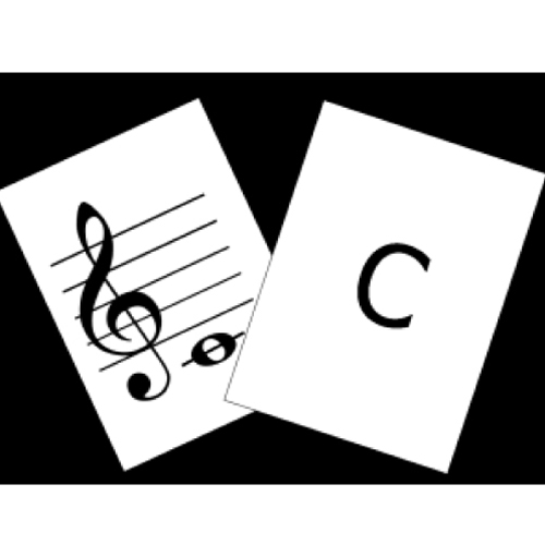 Treble Clef Classroom Flashcards