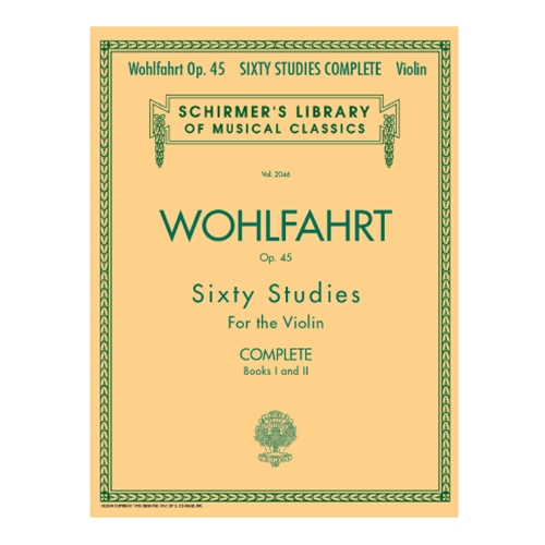 Wohlfahrt: 60 Studies for the Violin, Op. 45 - Complete