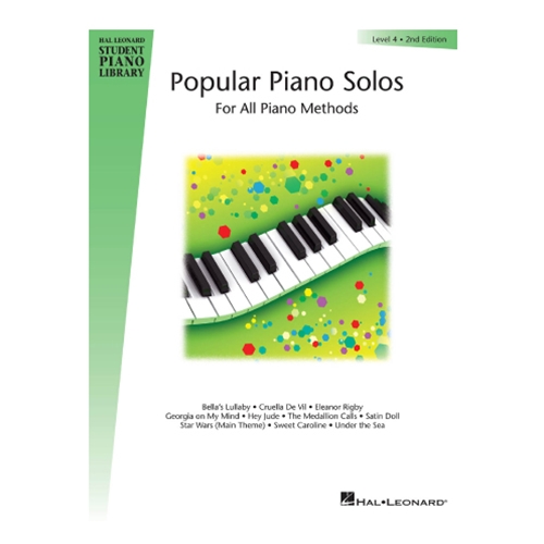 Hal Leonard Student Piano Library: Popular Piano Solos - Book 4, 2nd Ed.