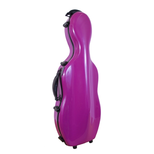 Tonareli VAF1001+ 15-17" Viola Fiberglass Shaped Case with Pocket - Purple
