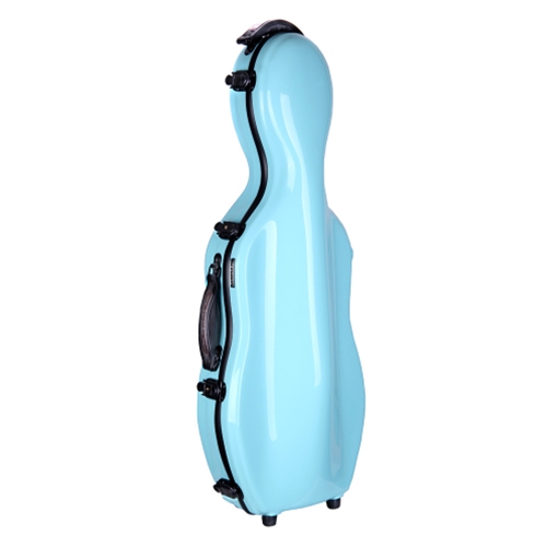 Tonareli VAF1018+ 15-17" Viola Fiberglass Shaped Case with Pocket - Turquoise