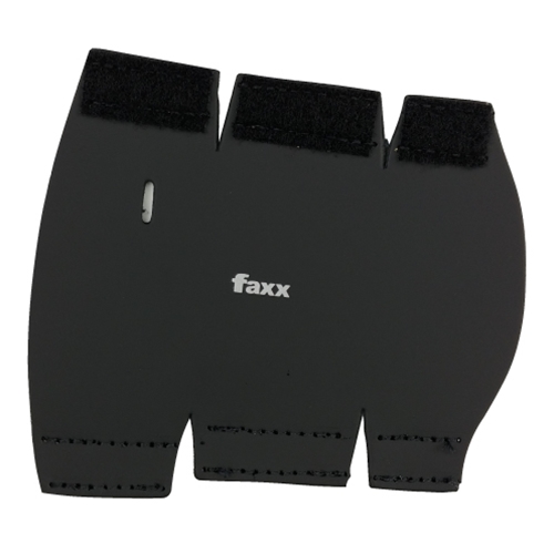 Faxx FHPRO French Horn Hand Guard - Black Leather with Velcro