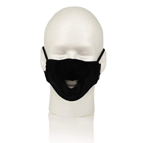 Gator GBOM-MEDIUMBK Wind Instrument Face Mask with Flap - Medium