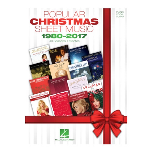 Popular Christmas Sheet Music - 1980-2017 for Piano/Vocal/Guitar