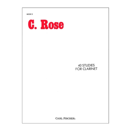 Rose: 40 Studies for Clarinet, Book 2