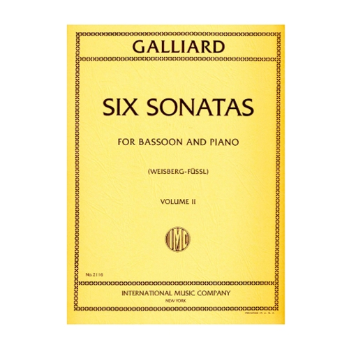 Galliard: Six Sonatas for Bassoon, Volume 2