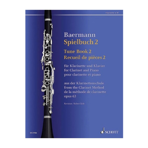 Tune Book 2, Op. 63 for Clarinet and Piano