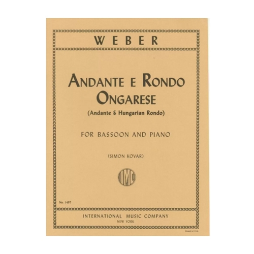 Andante e Rondo Ongarese, Opus 35 for Bassoon