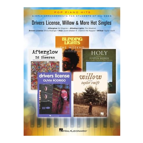 Drivers License, Willow & More Hot Singles for Easy Piano