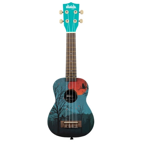 Kala UK-MOONRISE Ukadelic Soprano Ukulele with Bag - Moonrise