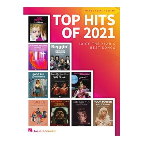 Top Hits of 2021 - Piano/Vocal/Guitar